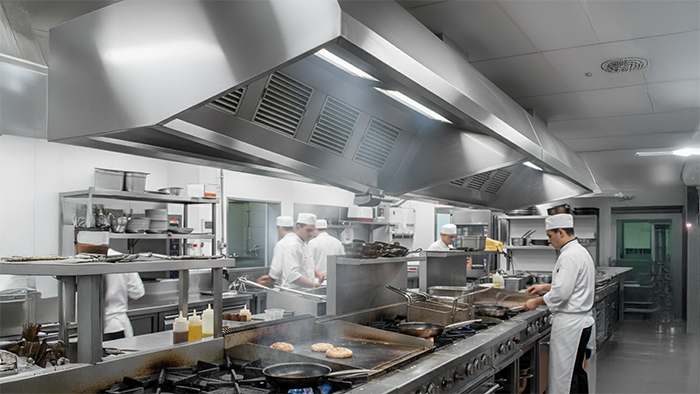 Standard Exhaust Canopy for Busy Commercial Kitchens